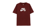 SB Logo Skate T-Shirt "Dark Team Red" CV7539 619