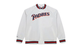 MLB Lightweight Satin Jacket "San Diego Padres - White" SJKT6296 SDPYYPPPWHIT