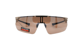 Litewire Shield Sunglasses "Tuned Road - Satin Pewter / Black Rubber" 8650135 180124