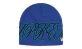 New Era Cursive Beanie "SS26 - Blue" SU27254