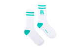 Tube Sock "White / Aqua" PF23MHR002 517 WHIT