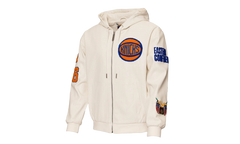 Lightweight Vegan Zip-Up Hooded Jacket "New York Knicks 1946" NBA 147WHTDE KNI