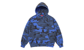 Overdyed Studded Hooded Sweatshirt "SS26 - Blue Camo" SU27375