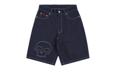 Skull Denim Jorts "Zero - Blue" P26SPZ007-RAW