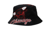 NBA Hardwood Classics Cut Up Bucket Hat "Chicago Bulls - Black" BUCKSH21322 CBUBLCK
