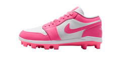 Air Jordan 1 Retro MCS Low Cleats "Digital Pink" CJ8524 103