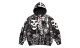 The Misfits® Zip Up Hooded Sweater "SS26 - Black" SU27403