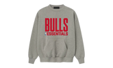 BULLS SPORTS FIT CREWNECK SWEATSHIRT "CONCRETE HEATHER" 192NB256506F