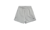 NOCTA CARDINAL FLEECE SHORT "Dark Grey Heather / Matte Silver / Black" FQ0408 063