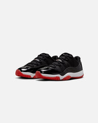 Air  11 Retro Low "Bred" Black/Varsity Red