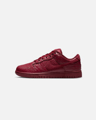 Women's Dunk Low "Croc Skin" Team Red
