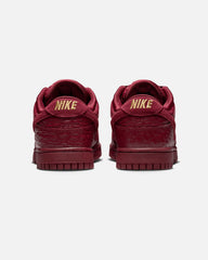 Women's Dunk Low "Croc Skin" Team Red
