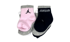 Air Jordan Ankle Socks (6 Pairs) TD "Pink / Black" NJ3062 A9Y