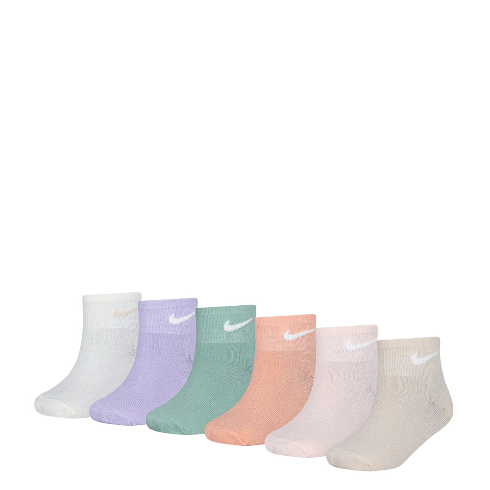 6 Pack X-Small Metallic Swoosh Quarter