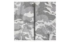 Winter Crystal Camo Work Jacket "Washed White Camo" VAL166
