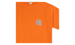 EE BASIC T-SHIRT "FW24 - Orange/Bright Silver" EE650