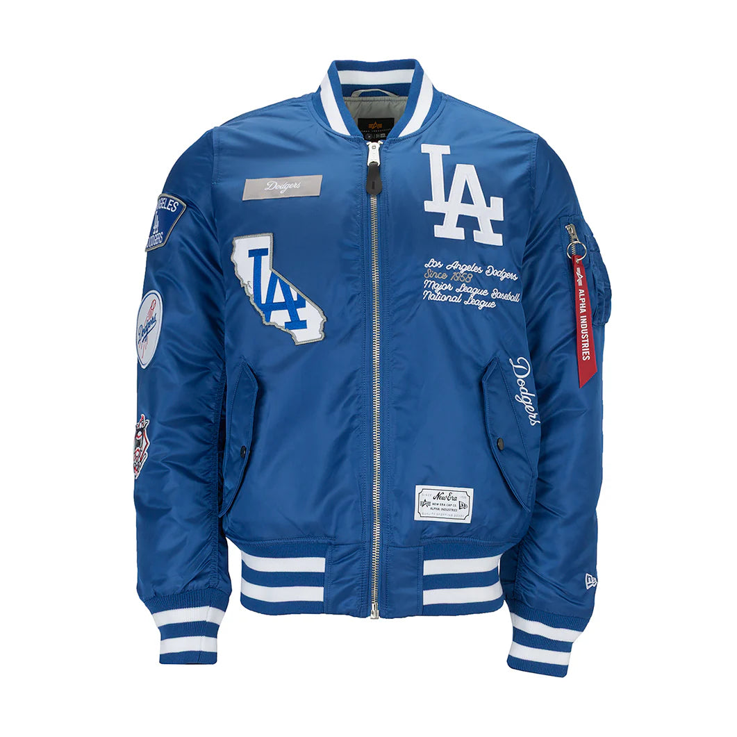 Los Angeles Dodgers Alpha Bomber Jacket -Mens
