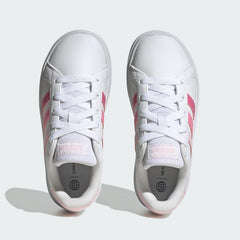 Kids' Grand Court Lifestyle Tennis Lace Up Shoes