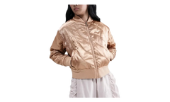 Kids’ Sportswear Bomber Jacket "Hemp / White" HQ9375 200