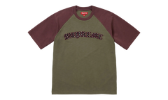 Rhinestone Raglan S/S Top "SS26- olive" SU27323