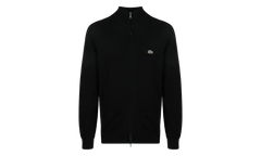 Zip-Up High-Neck Cotton Sweater "Black" AH1957 031