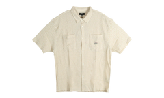 Crinkled Check Short Sleeve Shirt "TAN" 1110371 TANN