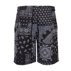 Printed Mesh Short Patchwork Paisly - Mens