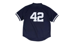 MLB Mariano Rivera Authentic Batting Practice Pullover Jersey "1995 New York Yankees - Navy" ABPJ3051 NYY95MRINAVY