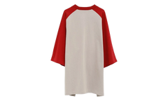 Baseball Short Sleeve Tee "Smoke Grey / Crimson" 125HO254481F