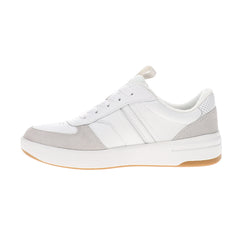 The Court II Leather/Suede Lace Up Sneakers