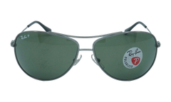 Aviator Polarized Sunglasses "Gun Metal" RB3293-004-9A_63