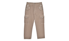 Loose Fit Cropped Cargo Trousers "Light Taupe" AH0PQ006CD968CB