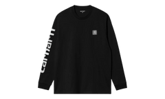 Long Sleeve Archive Script Tee "Black" I036002 89 XX