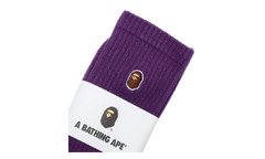 Ape Head Socks "Purple" 001SOK201001M PURPLE