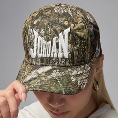 Jordan Rise Cap Structured Curved Brim Realtree Snapback