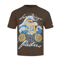 San Diego Padres Wave & Roses Tee -Mens