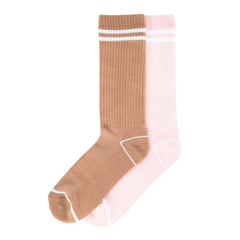 2 Pack Medium Striped Crew