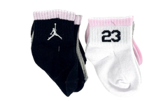 Air Jordan Ankle Socks (6 Pairs) TD "Pink / Black" NJ3062 A9Y