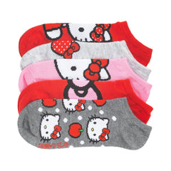 5 Pack Hello Kitty No Show- Adult