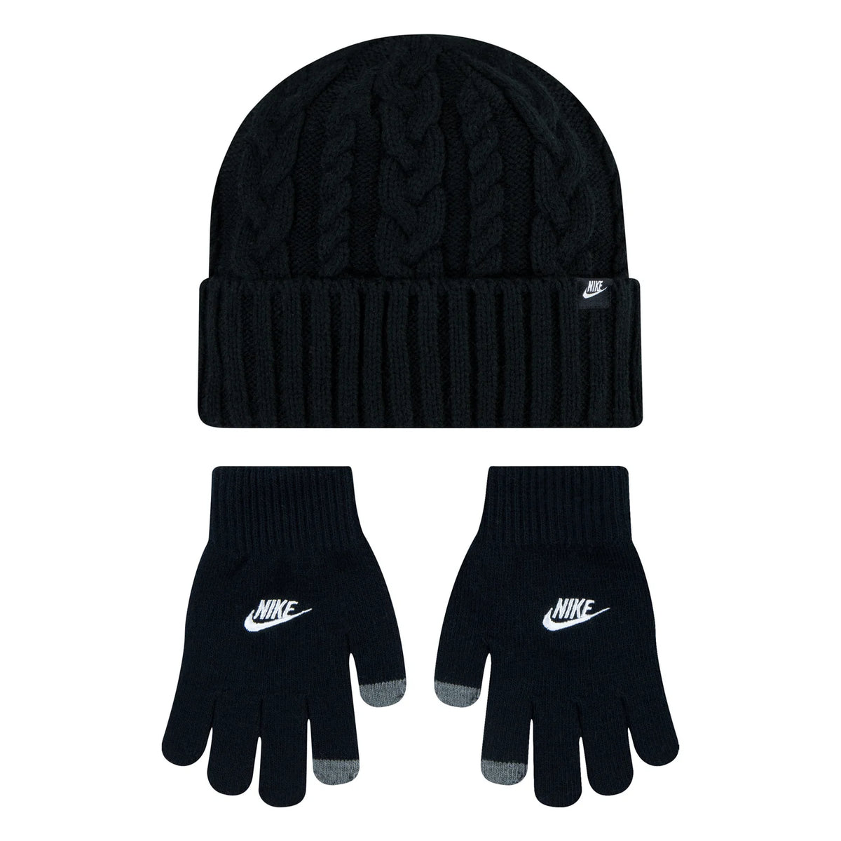 Youth Cable Knit Beanie & Glove Set