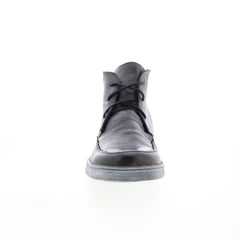 Bed Stu Duke II F437514 Mens Gray Leather Lace Up Casual Dress Boots