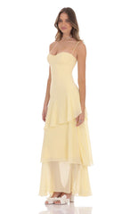 MARA | RUFFLE MAXI DRESS