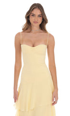 MARA | RUFFLE MAXI DRESS